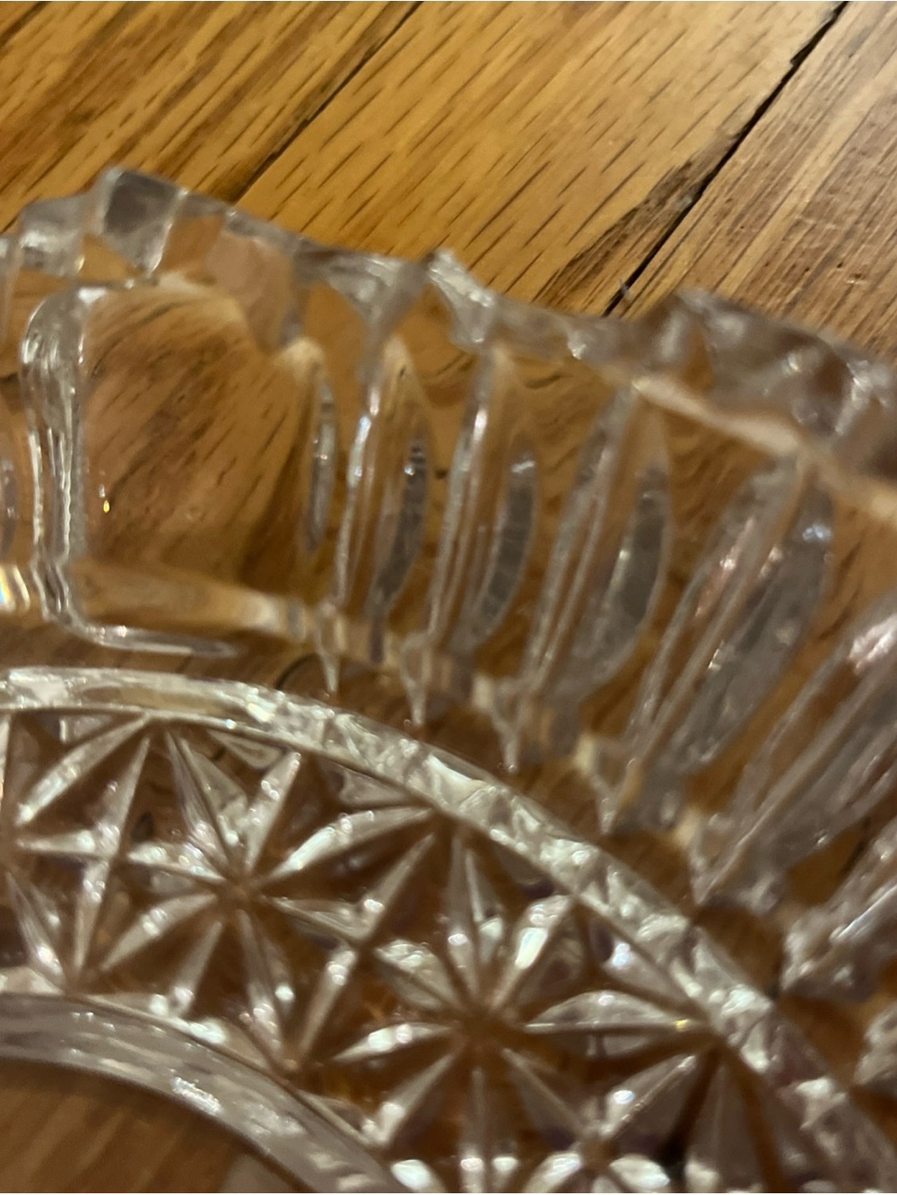 VTG Hofbauer Crystal The Byrdes Collection Dome Lid Cheese Or Butter Dish - Picture 5 of 7